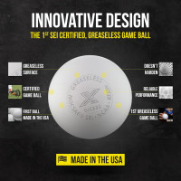 Guardian Innovations Pearl X and NX Greaseless Lacrosse Balls - Official Ball of US Lacrosse & Team USA (Pearl X: Meets NOCSAE Standards and SEI/NCAA/NFHS Certified; Pearl NX: No-Bounce for Practice)