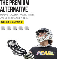 Guardian Innovations Pearl X and NX Greaseless Lacrosse Balls - Official Ball of US Lacrosse & Team USA (Pearl X: Meets NOCSAE Standards and SEI/NCAA/NFHS Certified; Pearl NX: No-Bounce for Practice)