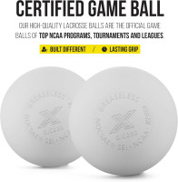 Guardian Innovations Pearl X and NX Greaseless Lacrosse Balls - Official Ball of US Lacrosse & Team USA (Pearl X: Meets NOCSAE Standards and SEI/NCAA/NFHS Certified; Pearl NX: No-Bounce for Practice)