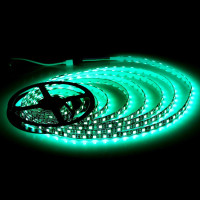 SUPERNIGHT LED Strip Lights, 16.4FT 5M SMD 5050 Waterproof 300LEDs RGB Color Changing Flexible LED Light Strip for Bedroom, TV Back Lighting, Christmas, Valentine's Day (Black PCB)