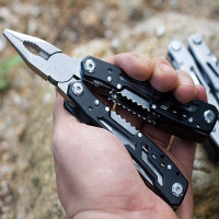 Multitool, 14 in 1 Multitool Pliers, Multi Tool Stainless Steel Pocket Multitool with Sheath, Multitools for Outdoor, Survival, Camping, Hiking, Simple Repair