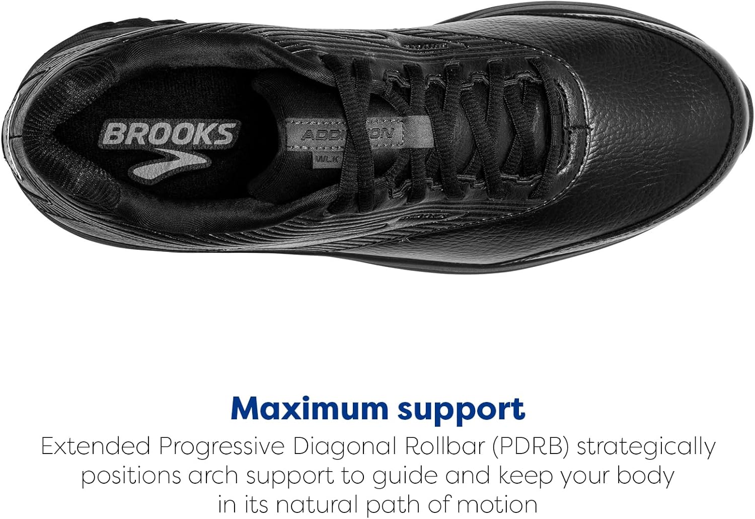 Brooks Men's Addiction Walker 2 Walking Shoe 11 Black/Black