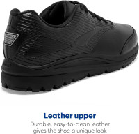 Brooks Men's Addiction Walker 2 Walking Shoe 11 Black/Black