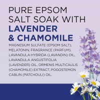Dr Teal's Pure Epsom Salt Soak, Sleep Blend with Melatonin, Lavender & Chamomile Essential Oils, 3 lbs Sleep Soak 3 Pound (Pack of 1)