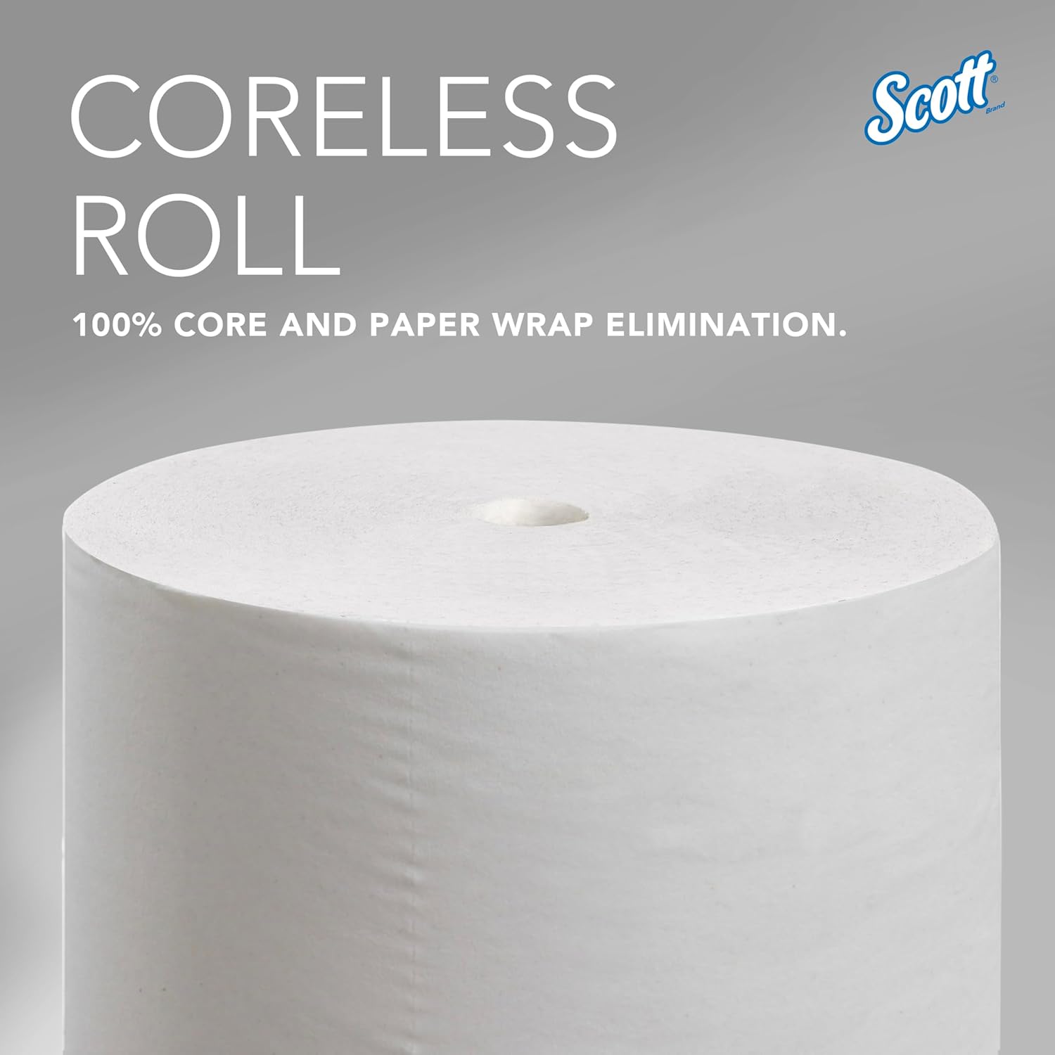 Scott Professional Essential Coreless High-Capacity Standard Roll Toilet Paper, Bulk (04007), 2-Ply, White (36 Rolls of 1,000 Sheets, 36,000 Sheet Total) Coreless Toilet Paper