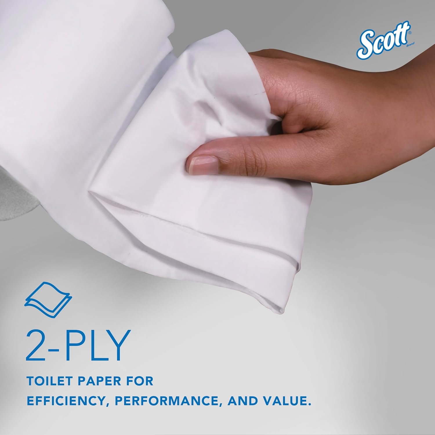 Scott Professional Essential Coreless High-Capacity Standard Roll Toilet Paper, Bulk (04007), 2-Ply, White (36 Rolls of 1,000 Sheets, 36,000 Sheet Total) Coreless Toilet Paper