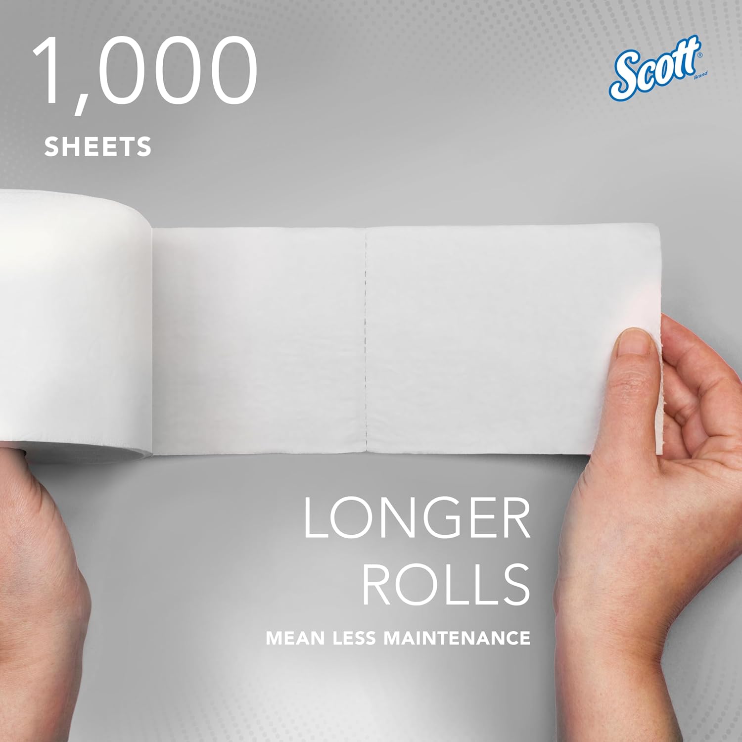 Scott Professional Essential Coreless High-Capacity Standard Roll Toilet Paper, Bulk (04007), 2-Ply, White (36 Rolls of 1,000 Sheets, 36,000 Sheet Total) Coreless Toilet Paper
