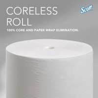 Scott Professional Essential Coreless High-Capacity Standard Roll Toilet Paper, Bulk (04007), 2-Ply, White (36 Rolls of 1,000 Sheets, 36,000 Sheet Total) Coreless Toilet Paper