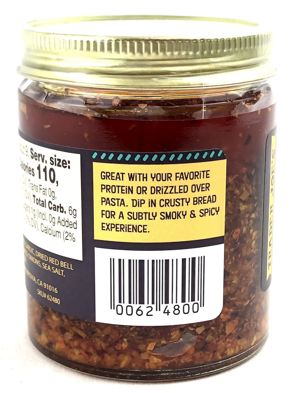 Trader Joe's Chili onion Crunch,1 Pack ( 6 ounce)