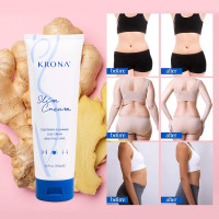 KRONA B Flat Belly Firming Cream - Skin Tightening & Cellulite Cream for Stomach, Thighs & Butt - Moisturizing Firming Lotion with Natural Ingredients - 5.6 oz 5.60 Ounce (Pack of 1)