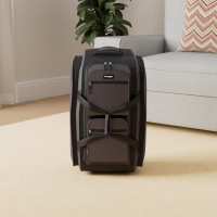 Wrangler Wesley Rolling Duffel Bag Charcoal Grey