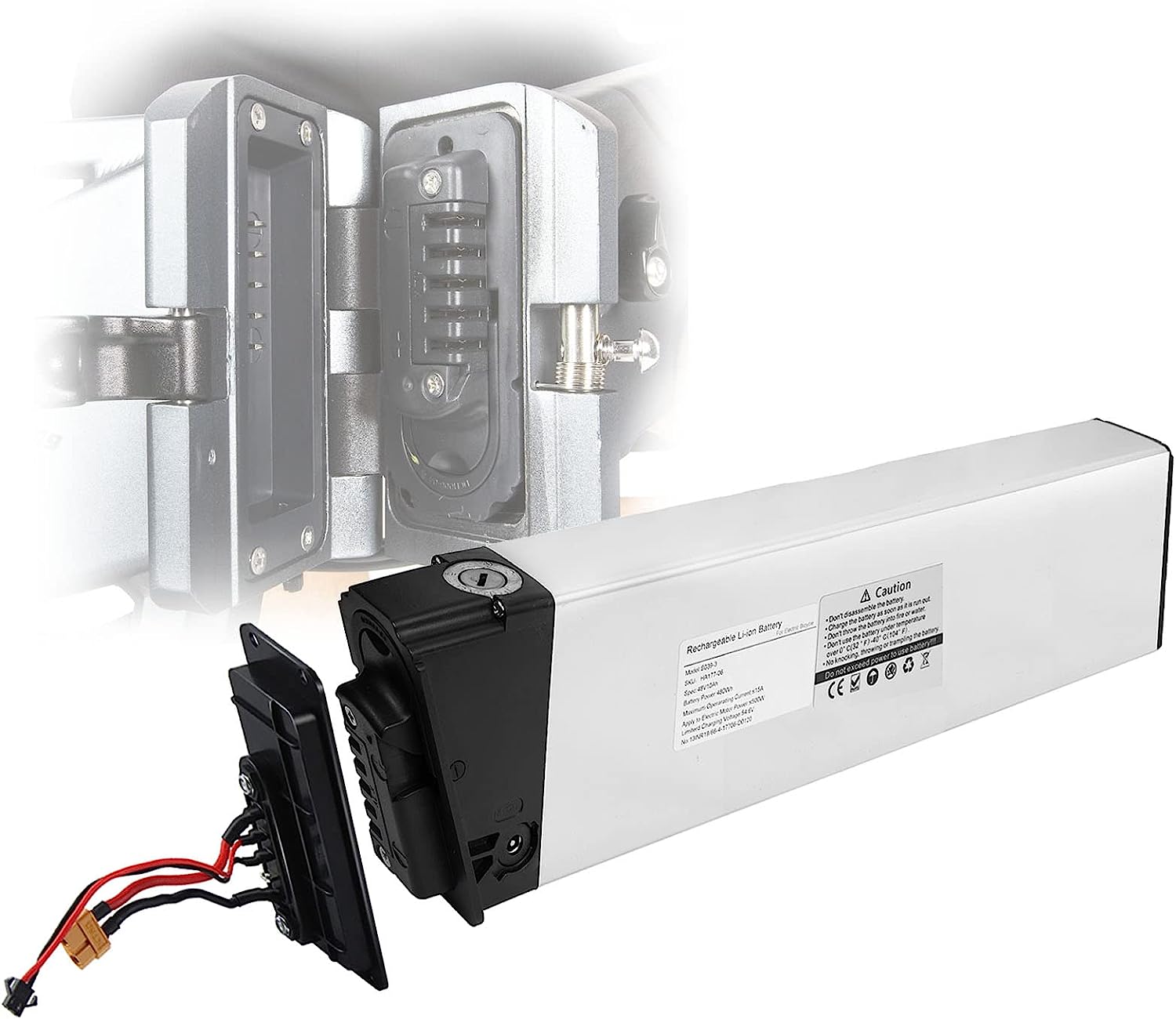 YLuBik Electric Bike Battery - 48V 10Ah, Folding Electric Bicycle 480Wh Replacement Battery,Li-ion Battery with Conversion Kit, Motor Max Power 350W