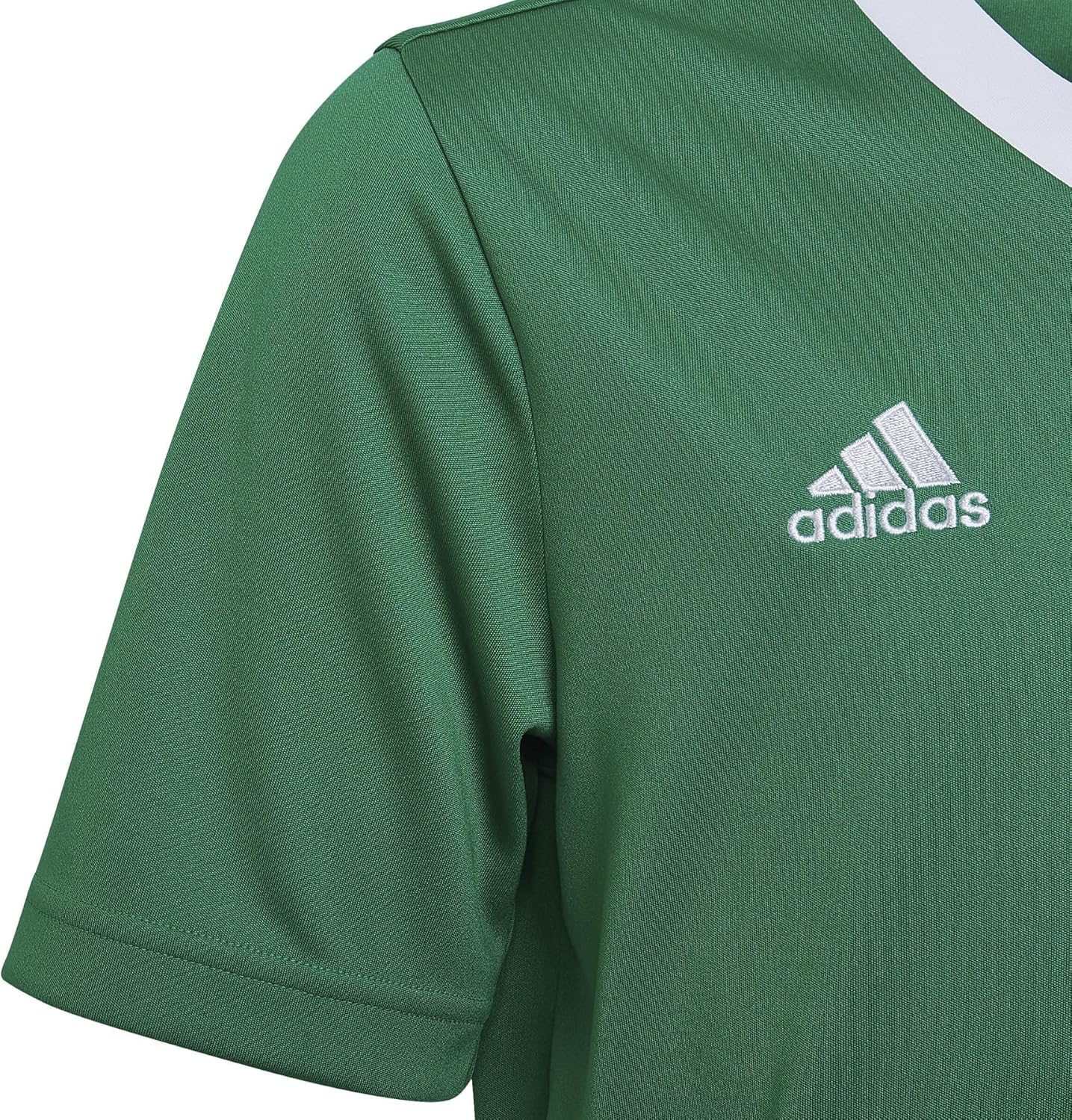 adidas Kids' Entrada 22 Jersey Medium Team Green/White