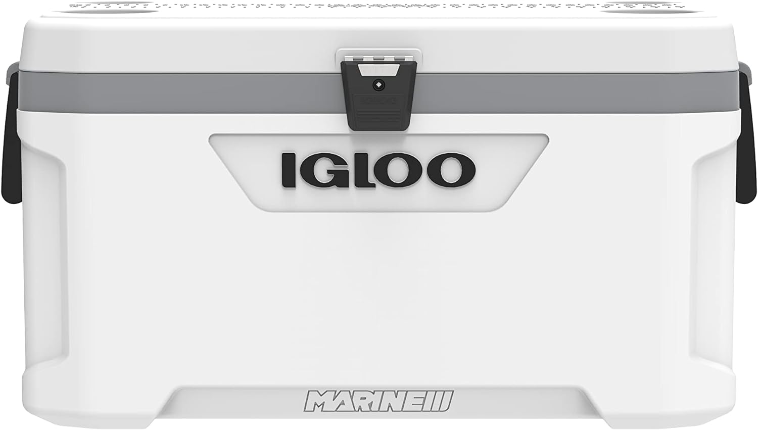 Igloo Coolers Marine Series, Insulated Portable Hard Side Cooler Ice Chest, Great for Fishing, Camping, Boating, & More White