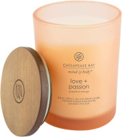 Chesapeake Bay Candle PT31905 Scented Candle, Love + Passion (Grapefruit Mango), Medium, Home Décor Love + Passion Medium Jar