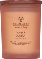 Chesapeake Bay Candle PT31905 Scented Candle, Love + Passion (Grapefruit Mango), Medium, Home Décor Love + Passion Medium Jar