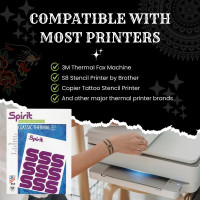 Spirit® Classic Thermal Tattoo Transfer Paper 8.5