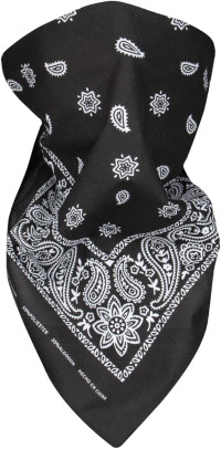 Levi’s All-Gender Multi-Purpose Bandana Gift Set – Headband, Wrap, Face & Neck Coverage Pack 3 Black