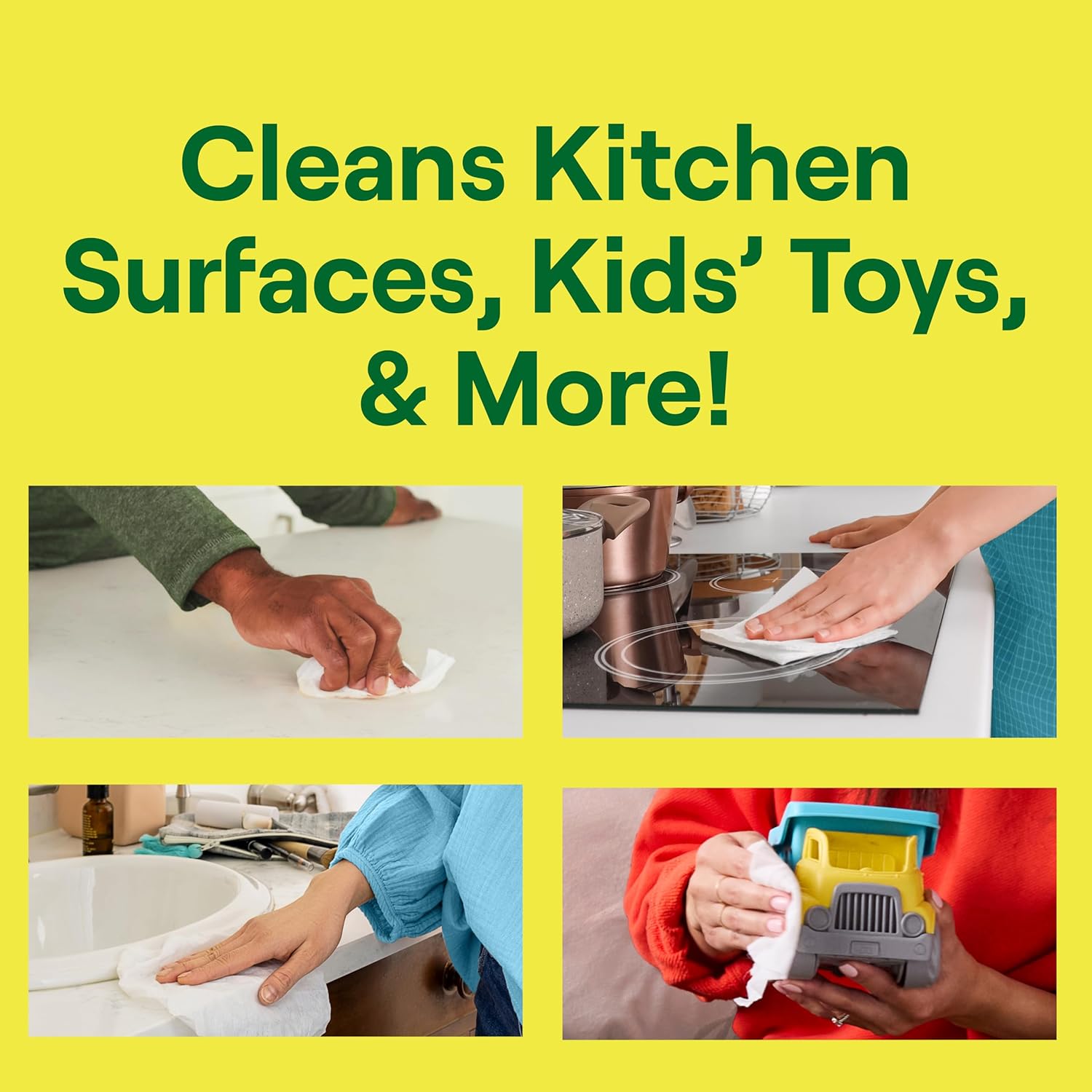 Seventh Generation All Purpose Cleaning Spray Surface Cleaner Lemon Chamomile scent Cuts Grease 23 oz, Pack of 4 Lemon Chamomile 23 Fl Oz (Pack of 4)