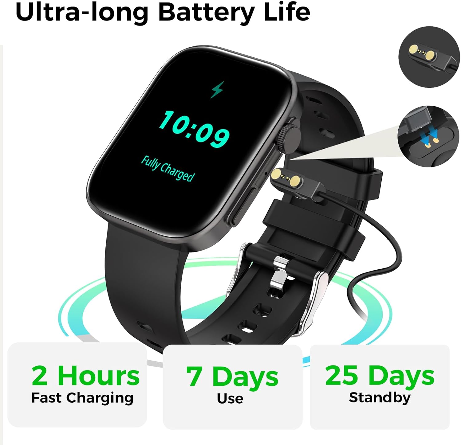 Smart Watches for Men and Women, 2.01