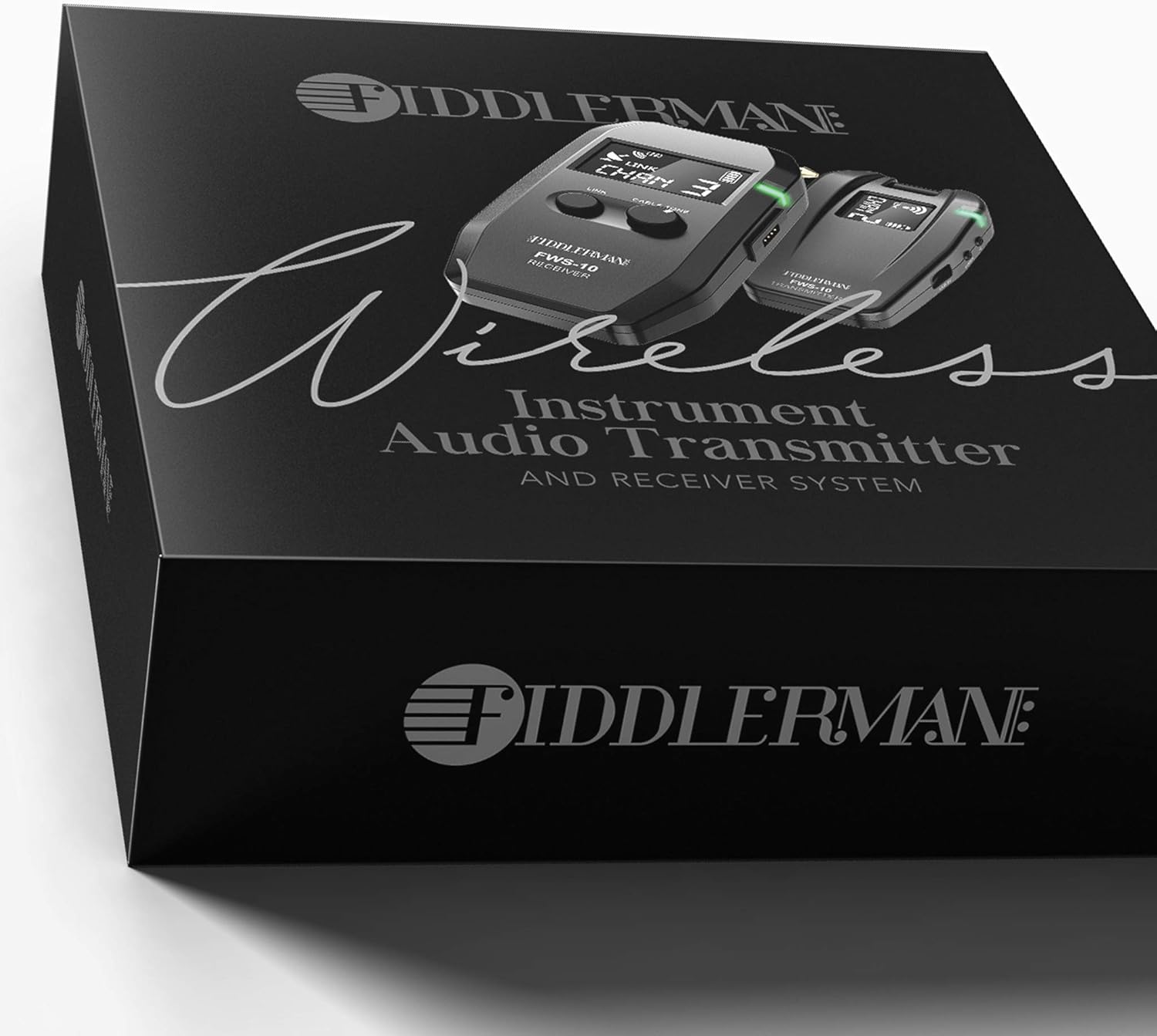 Wireless Instrument Audio Transmitter and Receiver System With Rechargeable Built-in Lithium Batteries FWS-10