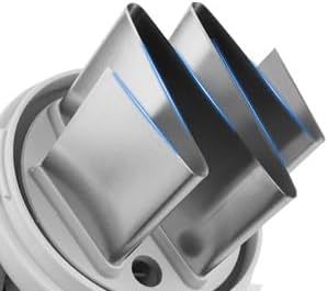 Pamperεd Chεf Food Chopper, Vegetable Chopper, Onion Chopper, Garlic Chopper, Nuts Chopper - Hand Chopper For Vegetables Salads Fruits, Nuts. Dishwasher-safe, White, Easy to Clean