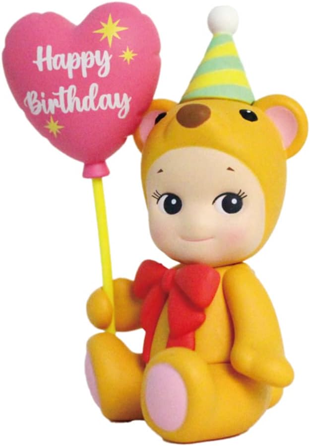 Sonny Angel Birthday Gift Bear 2021 - Original Mini Figure / Edition - 1 Sealed Blind Box, Multicolor