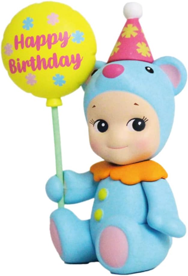 Sonny Angel Birthday Gift Bear 2021 - Original Mini Figure / Edition - 1 Sealed Blind Box, Multicolor