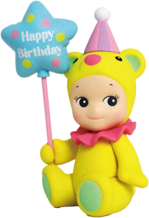 Sonny Angel Birthday Gift Bear 2021 - Original Mini Figure / Edition - 1 Sealed Blind Box, Multicolor