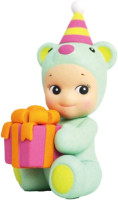 Sonny Angel Birthday Gift Bear 2021 - Original Mini Figure / Edition - 1 Sealed Blind Box, Multicolor