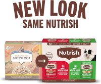 Nutrish Whole Health Blend Chunks in Gravy Variety Pack Wet Dog Food, 13 oz. Can, 12 Count (Rachael Ray) Chunks in Gravy Variety Pack 13 Ounce (Pack of 12)