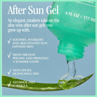 VACATION After Sun Gel & Air Freshener Bundle, Soothing Aloe Vera for Sunburn Relief, Hydrating & Cooling, Non-Sticky Aftersun Care, Alcohol Free, 6 Fl. Oz. 6 Fl Oz (Pack of 1)