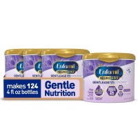 Enfamil NeuroPro Gentlease Baby Formula, Brain Building DHA, HuMO6 Immune Blend, Designed to Reduce Fussiness, Crying, Gas & Spit-up in 24 Hrs, Baby Milk, 19.5 Oz, Pack of 4 19.5 Ounce (Pack of 4)