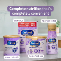 Enfamil NeuroPro Gentlease Baby Formula, Brain Building DHA, HuMO6 Immune Blend, Designed to Reduce Fussiness, Crying, Gas & Spit-up in 24 Hrs, Baby Milk, 19.5 Oz, Pack of 4 19.5 Ounce (Pack of 4)