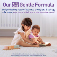 Enfamil NeuroPro Gentlease Baby Formula, Infant Formula Nutrition, Brain Support that has DHA, HuMO6 Immune Blend, Designed to Reduce Fussiness, Crying, Gas & Spit-up in 24 Hrs, has Prebiotics to Promote Softer Stools, Reusable Tubs, 19.5 Oz, (Pack of 4)