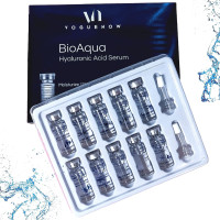Hyaluronic Acid Serum Ampoules Pack (10pc) - Boosts Light Therapy Results - Anti Wrinkle and Anti Aging Serum - Moisturizing and Hydrating Facial Serum. Light therapy Hyaluronic Acid Serum