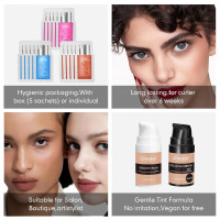 Lash Lift Kit and Black, Eyelash Perm Kit with Lash Lift Glue Balm, Instant Curled and Voluminous Coloring with Black Hair Colors, Complete Tools for Salon Home