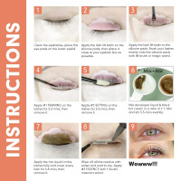 Lash Lift Kit and Black, Eyelash Perm Kit with Lash Lift Glue Balm, Instant Curled and Voluminous Coloring with Black Hair Colors, Complete Tools for Salon Home