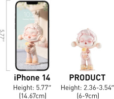 POP MART SKULLPANDA Warmth Series, SKULLPANDA Blind Box Figures, Random Design Action Figures Collectible Toys Home Decorations, Holiday Birthday Gifts for Girls and Boys, Single Box Temperature Single Box