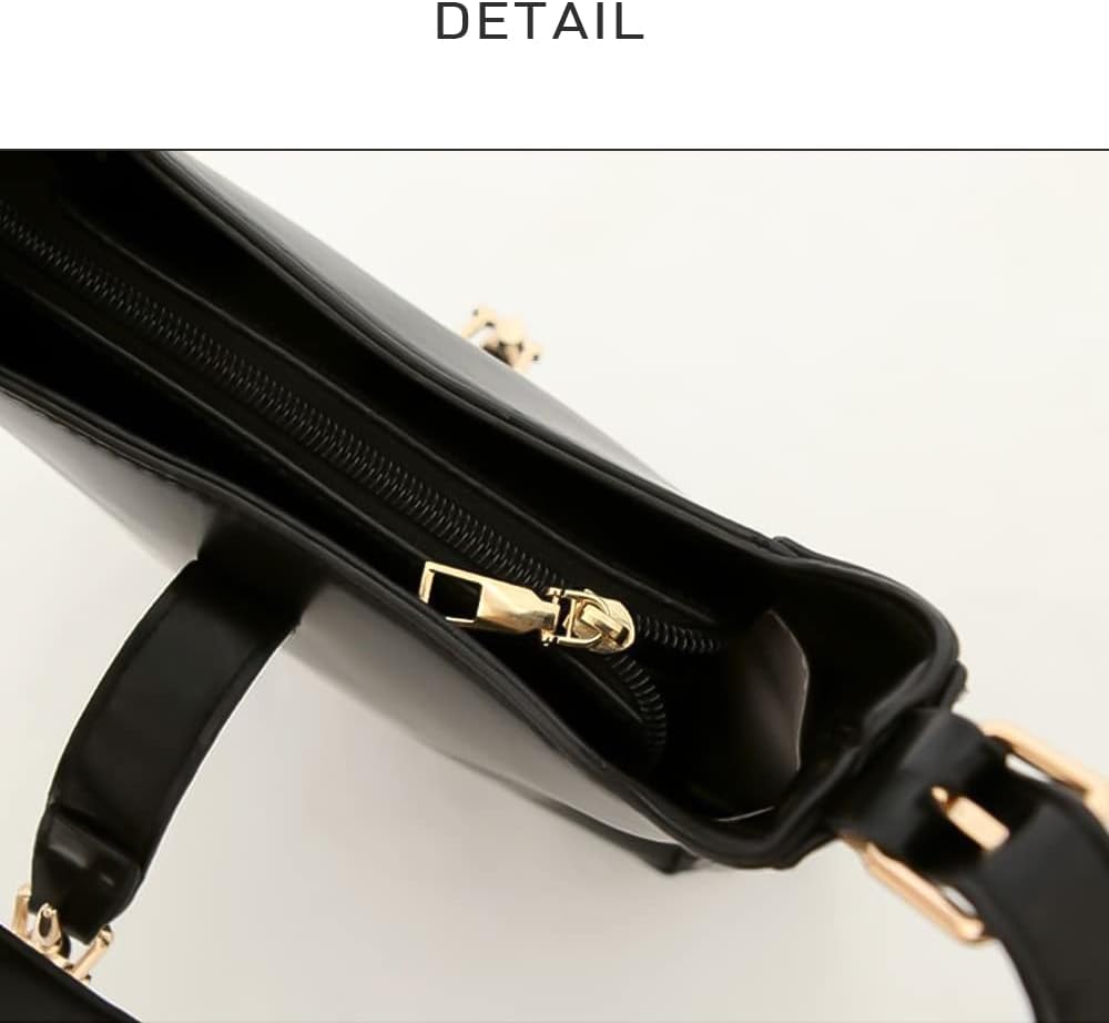 Shoulder Bag Purse for Women, Handbag Crossbody Bag Underarm PU Leather Wallet Tote Black