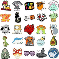 20/40/50 PCS Cute Enamel Backpack Pins, Funny Enamel Pins Bulk Set Cool Button Pins Aesthetic Brooch Lapel Pins Anime for Backpacks, Jackets, Hats, Kids, Girls 20pcs