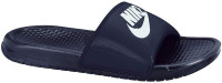 Nike Men's Benassi Just Do It Athletic Sandal 15 Black/White Noir/Blanc