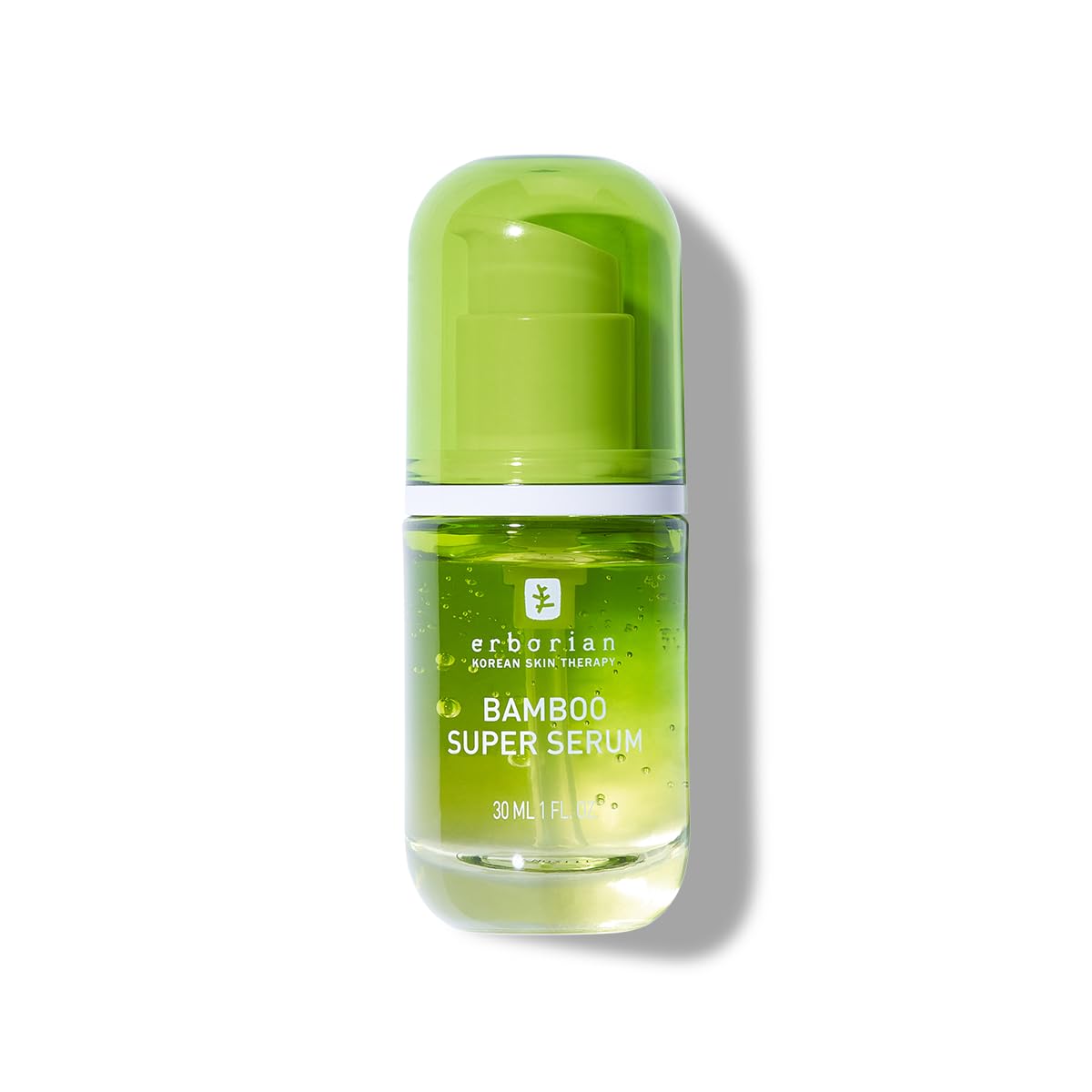 Erborian Bamboo Super Serum - Hydrating Facial Serum with Hyaluronic Acid for Replenished, Moisturized & Radiant Skin- Long-Lasting Intense Hydration - Korean Skincare – 1 fl oz
