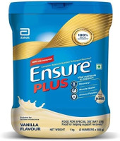 Hushveda – Herbalizing the Future Ensure Plus Powder - 1 Kg Vanilla, Blue Refill Pack