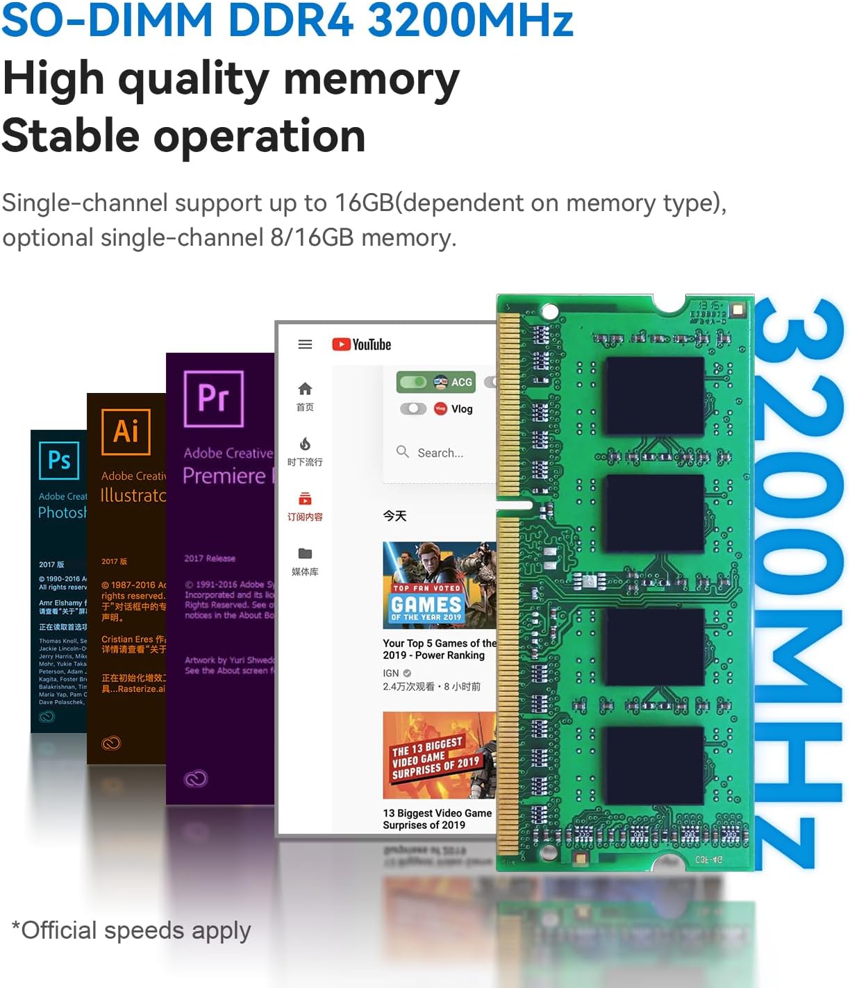 Beelink Mini S12 Mini PC, Intel N95 (4C/4T, up to 3.4GHz), 8GB DDR4, 256GB SSD, Desktop Computer Support Dual HDMI 4K@60Hz, WiFi 6, BT5.2, NAS, Low Power N100 16G+500G