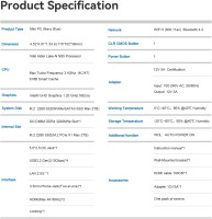Beelink Mini S12 Mini PC, Intel N95 (4C/4T, up to 3.4GHz), 8GB DDR4, 256GB SSD, Desktop Computer Support Dual HDMI 4K@60Hz, WiFi 6, BT5.2, NAS, Low Power N100 16G+500G