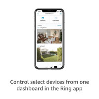 Ring Outdoor Cam (Stick Up Cam) | Weather-Resistant Outdoor Camera, Live View, Color Night Vision, Two-Way Talk, Motion alerts, Works with Alexa | White 1 Camera