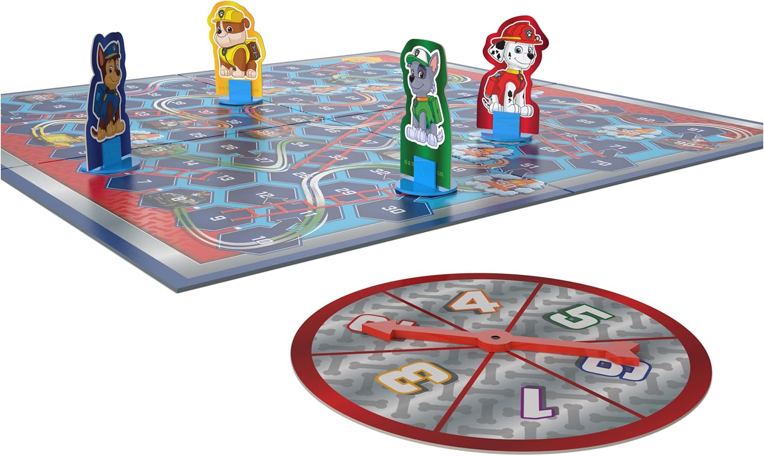 Spin Master Games, PAW Patrol Pups ‘N Ladders Game, PAW Patrol Toys, Classic Activity Toy, for Kids & Family, 2-4 Players, for Ages 4 & Up Paw Patrol Pups ?N Ladders Game