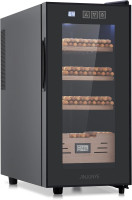 JINJUNYE 26L Cigar Humidors with Cooling and Heating Function, Electirc Cooler Humidor with Spanish Cedar Wood Drawer Shelves, Temperature Control & Hygrometer, Cabinet Humidor, Gift for Men