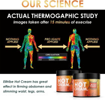 Hot Cream Sweat Workout Enhancer Gel - Fat Burning, Cellulite & Firming Body Lotion for All Skin Types - 3.5 oz